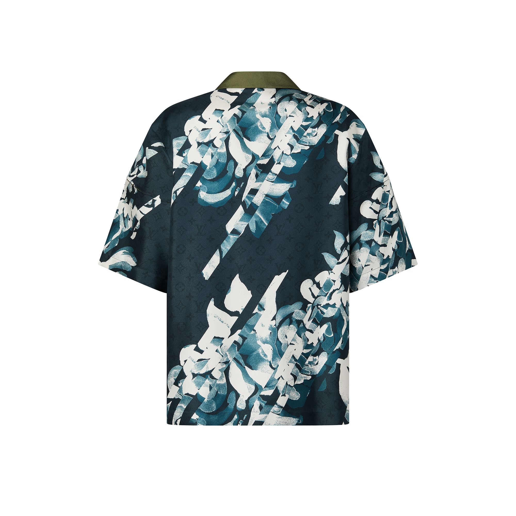 Monogram Printed Short-Sleeved Silk Shirt - Men - Ready-to-Wear 